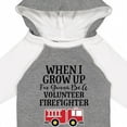 thumbnail image 4 of Inktastic Firefighter Volunteer Fireman Boys Long Sleeve Baby Bodysuit, 4 of 5