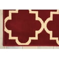 thumbnail image 3 of Eclectic Essentials Red Moroccan Trellis Area Rug, 3 of 4