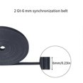 thumbnail image 4 of Timing Belt 10M Lengths, 6mm Width, Non-Slip Synchronous Belt for 3D Printers, 4 of 5