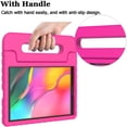 thumbnail image 3 of Golden Sheeps Kid Friendly Case Compatible for Samsung Galaxy Tab A 10.1 Case 2019 Model T510 T515 T517, Shockproof Ultra Light Weight Convertible Handle Stand Cover (Rose), 3 of 8