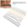 thumbnail image 4 of Cadena del Cuerpo del Vientre, Cadena Liviana de Cuentas de Cintura de 10 pianas colorida para niñas para vacantes, 4 of 7