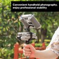 thumbnail image 3 of Handheld Gimbal Bracket, Press Lock Drone Gimbal Stabilizer Bracket Anti Vibration 1/4 Screw Mount  for  Mini 3 Pro, 3 of 8