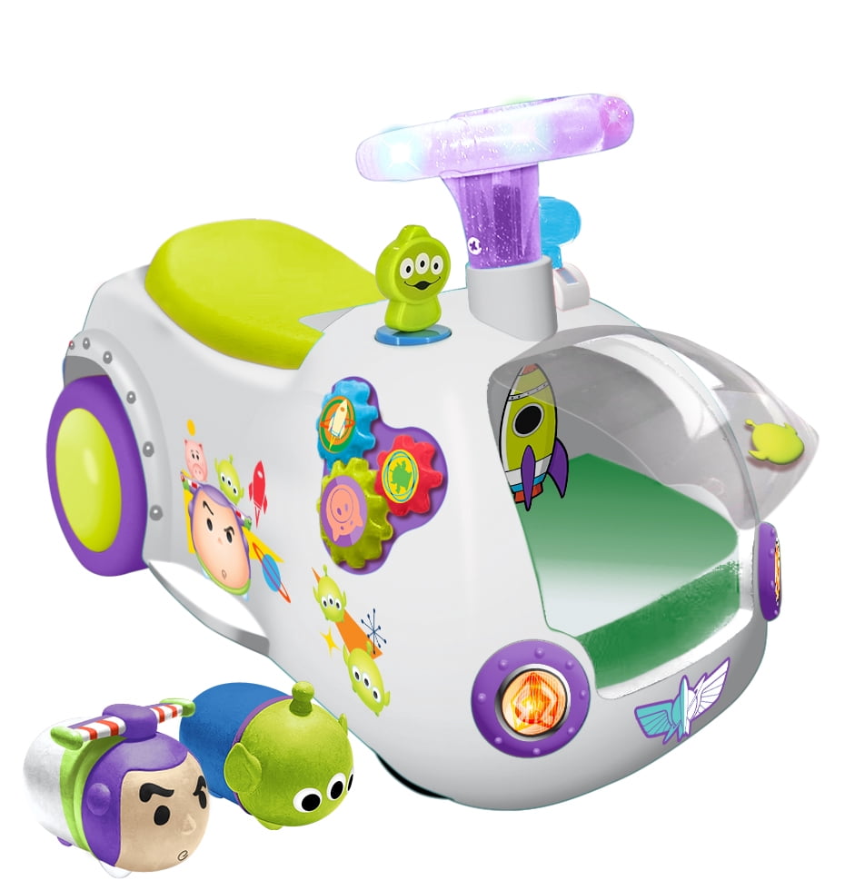 Kiddieland Disney Toy Story Buzz Zoom Ride-on with Zoom Cars Playset (For 12-36 months, 25kg/ 55 lbs.)
