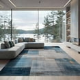thumbnail image 2 of ODIKA 6'x9' Washable Area Rug Non-Slip, Easy Care, Abstract Distressed Bordered Mosaic Vintage Farmhouse Lightweight for Family Room, Living Mater Bedroom, 2 of 7