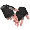 thumbnail image 3 of Guantes de medio perfecl para ejercicio libre de Múltiple Antideslizante Negro S, 3 of 8