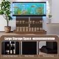 thumbnail image 3 of Aukfa 55-75 Gallon Fish Tank Stand with Storage & Charging Station, Heavy Duty Aquarium Stand for Turtle/Reptile, 880LBS Capacity,Black, 3 of 8