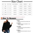 thumbnail image 3 of AOOCHASLIY Women Fall Tops Women Casual Shirt Long Sleeve Halter Neck Off Shoulder Solid Loose Polluer Blouse, 3 of 4
