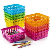 Prextex Classroom Storage Baskets Crayon and Pencill Storage Baskets
