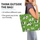 thumbnail image 2 of Balery Cows With Calfs Green Bolsa Tote Estilo Estético con Cremalleras, Bolsa de Hombro, Bolsa de Compras Grande y Plegable, 2 of 7