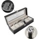 thumbnail image 4 of Caja de cuero para relojes con 5 compartimentos, estuche para relojes, expositor de relojes, organizador de joyas para hombres y mujeres., 4 of 4