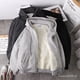 thumbnail image 2 of Sudadera de felpa para mujer, abrigo grueso cálido de terciopelo con cremallera para invierno de talla grande Deng Xun unisex, 2 of 2