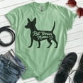 thumbnail image 2 of Rat Terrier Mama, Unisex Women's Shirt, Rat Terrier Owner, Funny Dog Mama Gift, Heather Apple Green, X-Small, 2 of 6