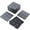 GRAY, variant on 9 Pack Plastic Interlocking Deck Tiles,  Patio Deck Tile, 12"x12" Indoor Outdoor Non-Slip and Waterproof Patio Floor Decking Tiles for Garden Yard Walkway Balcony Porch Poolside