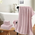 thumbnail image 5 of Xuniizn Bath Towel and Wash Cloths Set: 3xSquare Towel, 1xBath Towel, cotton, Highly Absorbent & Fade Resistant, 5 of 7