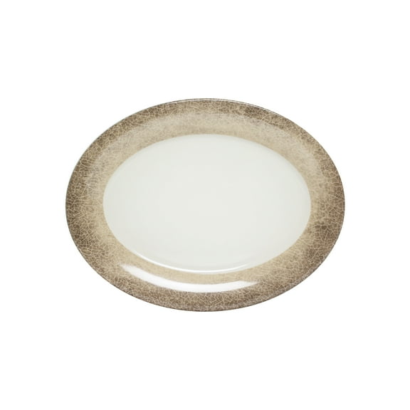 Jazz melamine dinnerware collection 13 1/2" x 10 1/2" platter, comes in dozen