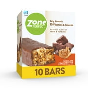 ZonePerfect Protein Bars | Chocolate Peanut Butter | 10 Bars