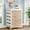 Yellow, variant on Fnova 5-Drawer Mobile Storage Cabinet with Wheels, Industrial Wooden File Cabinet for Office, Home, Study, Bedroom, Under Desk Organizer