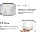 thumbnail image 3 of Animal de peluche de foca blanco, lindo juguete de almohada, muñeca kawaii para niños, 11,8 pulgadas, 3 of 4