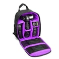 thumbnail image 4 of Matsuzay para cámara multifunción Video Digital DSLR Bolsa para cámara al aire libre Estuche para para Accesorios de cámara y óptica negro + morado, 4 of 6