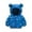 Blue, variant on HAOTAGS Boys Girls Padded Jacket, Long Sleeve Hooded Down Jacket Full Zip Winter Coats Purple 3 Years