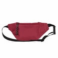 thumbnail image 4 of Solid Waist Pack Bag with 3-Zipper Pockets for Running Hiking Travel Workout Outdoors Sport Fishing, 4 of 9