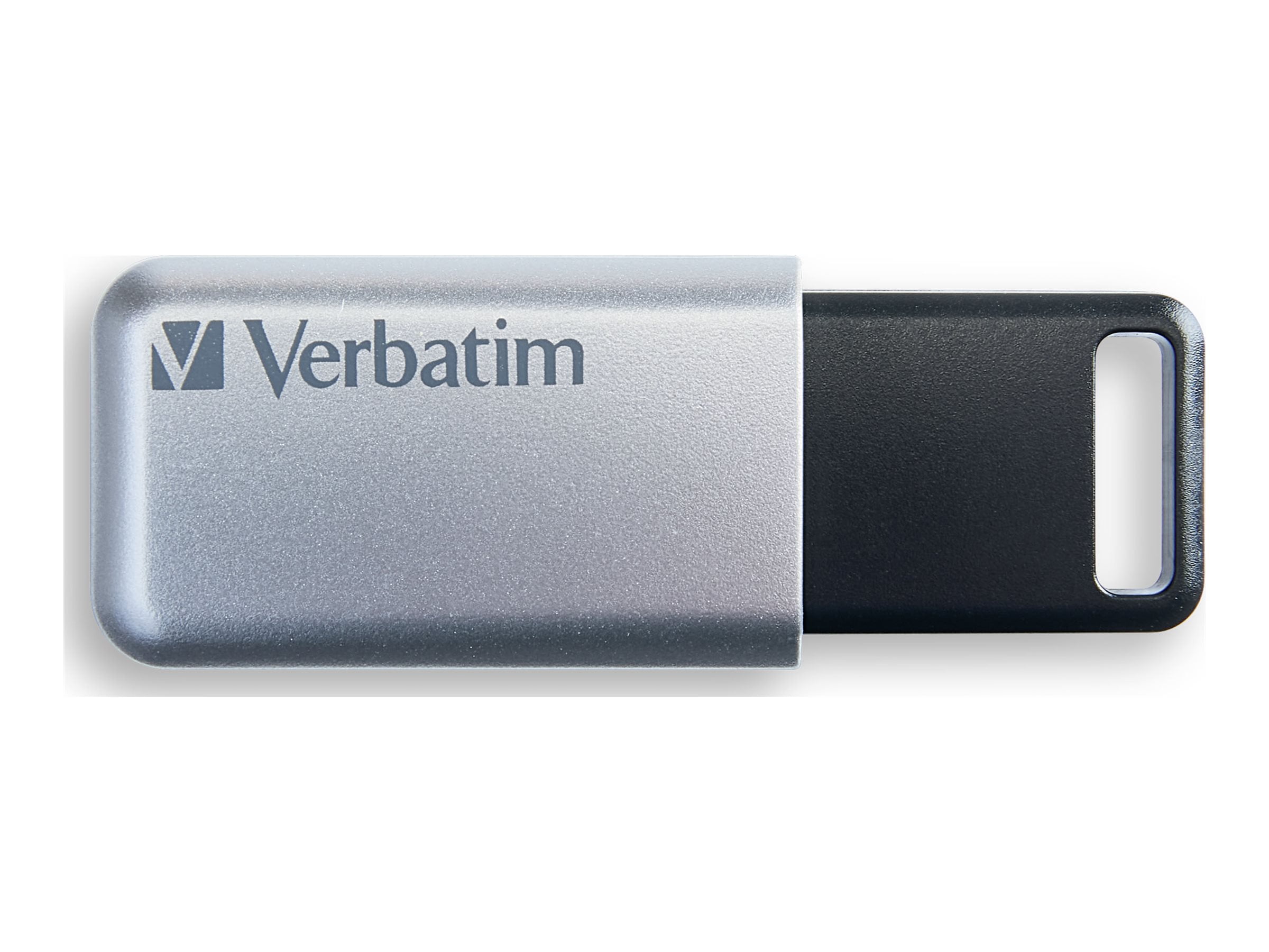 Verbatim 32GB Store 'n' Go Secure Pro USB 3.0 Flash Drive with AES 256 Hardware Encryption - Silver 32 GB - 1pk