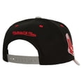 thumbnail image 2 of Men's Mitchell & Ness Black Boston Red Sox Bred Pro Adjustable Hat, 2 of 4