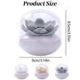 thumbnail image 3 of Less Than 5 Desktop Ornament Shaped Cotton Holder and Toothpick Box for Daily Home Use A Portable Storage Container for Toothpicks and Cotton, 3 of 9