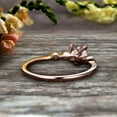 thumbnail image 5 of 1.25 Carat Beautiful Round Moissanite Diamond Engagement Ring on 10k Rose Gold, 5 of 6