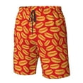 thumbnail image 5 of Naloa A Big Hot Dog Men's Beach Shorts, Surfing shorts, Swim trunks, Quick Dry Swim Trunks for Surfing Beach Fun - XX-Large, 5 of 9
