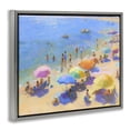 thumbnail image 2 of Stupell Industries Contemporary Colorful Day at Beach Gray Floating Frame Canvas Art, 31 x 25, by LSR Design Studio, 2 of 8