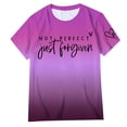 thumbnail image 4 of WEAIXIMIUNG T-Shirt à Manches Courtes Col Rond pour Femmes, Saint-Valentin, 4 of 4