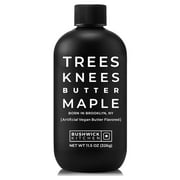 Trees Knees Butter Maple Syrup with Sea Salt, Vegan, Gluten-Free, Paleo-friendly, Grade A, Organic, Infused with Sweet and Savory Flavor, 11.5oz