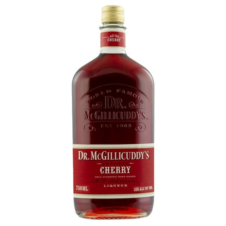 Dr. McGillicuddy’s Cherry Liqueur, 750ml Liquor, 15% Alcohol