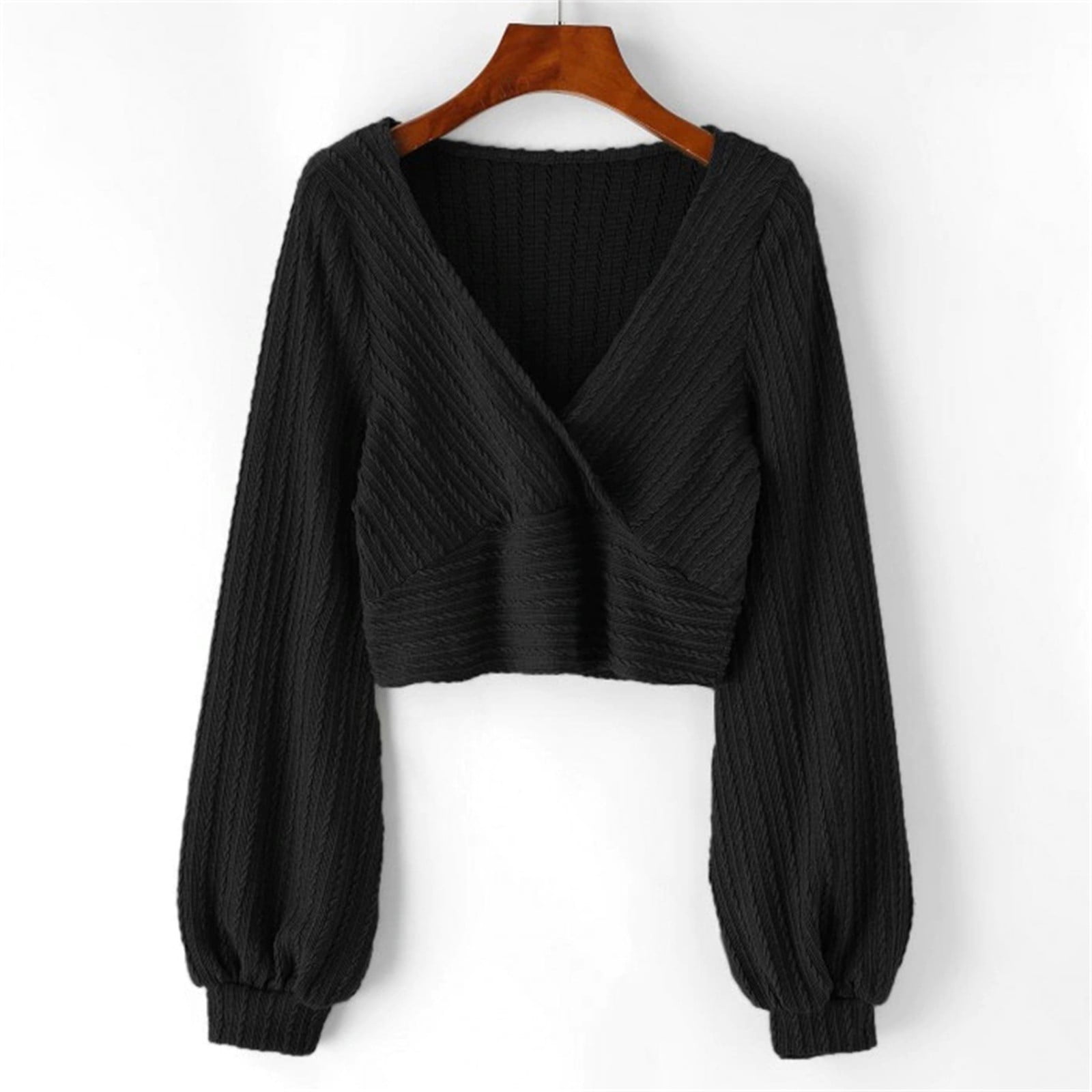 TANGNADE Clothing Womens V Neck Long 