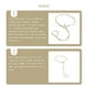thumbnail image 4 of Minnieouse Anklets Sea Star Pearl Crystal Foot Ring Hanging Chains Mittens Girls Wedding with Decor Pendent Bracelets Finger Toe Type3 NO3 Minnieouse AP010694-00, 4 of 6