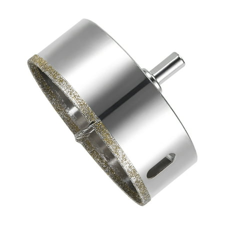 

Uxcell 105mm Glass Hole Saw Diamond Core Drill Bit with Center Pilot Bit