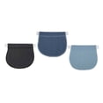 thumbnail image 2 of 3pcs Waist Extender Pregnant Adjustable Waistband Expanders Gray Denim Blue, 2 of 9