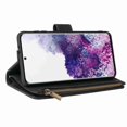 thumbnail image 2 of Galaxy S21 Wallet Case, Dteck Soft Leather Zipper Wallet Case Magnetic Buckle Horizontal Flip Cover with 5 Card Slots/Photo Pocks for Samsung Galaxy S21, Black, 2 of 6