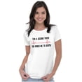 thumbnail image 3 of For A Second Bored Me EKG Humor Womens Fitted Plus Size Graphic Tee Brisco Brands 3X, 3 of 5