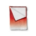 thumbnail image 2 of Ombre Soft Flannel Fleece Throw Blanket, United States Flag Inspired Tender Color Change Graphic Patriotic Style, Cozy Plush for Indoor and Outdoor Use, 50" x 70", Indigo Vermilion, by Ambesonne, 2 of 5
