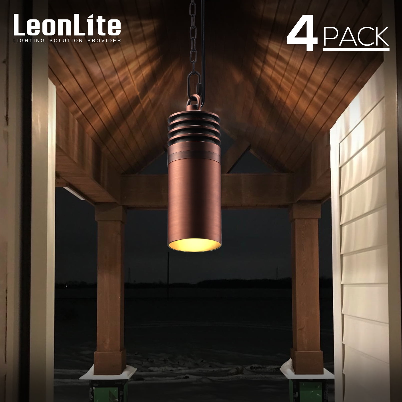 4.5W 12V Outdoor Pendant Light, Low Voltage Hanging Lights for