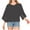 Black, variant on Scyoekwg Womens 3/4 Sleeve T Shirts Ladies Blouses Dressy Casual Womens Summer Fashion Lightweight Short Sleeve Trendy Going Out Tops Loose