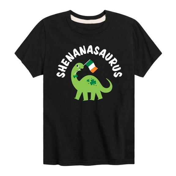 Instant Message - Shenanasauras St. Patrick's Day - Toddler And Youth Short Sleeve Graphic T-Shirt