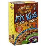 Country Choice Organic Fit Kids Caramel Apple & Berry Blast Instant Oatmeal, 10 oz (Pack of 6)