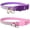 Purple & Pink(2pc), variant on Rhinestone Cat Collar Breakaway with Bell Safety Buckle, Adjustable Diamond Girl Boy Kitty Cute Comfy Collar for Kitten Tiny Little Pets Rabbits