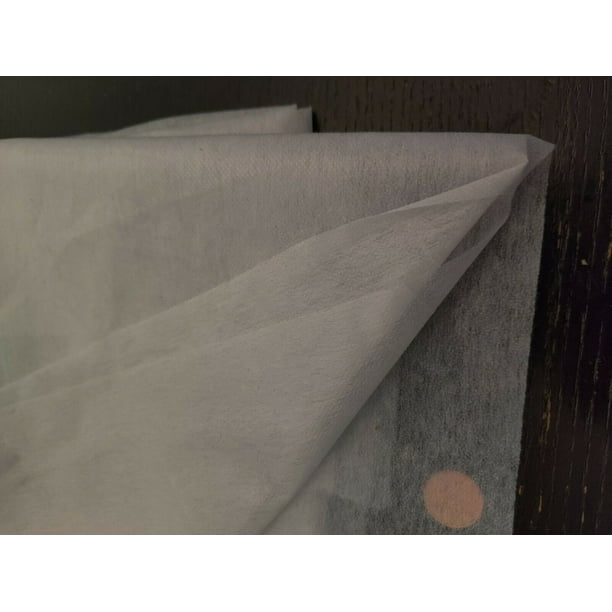 60" Multiple use NonWoven Washable fusible Interfacing White