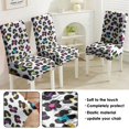thumbnail image 5 of Dining Chair Covers Leopard Pattern Set of 4 Stylish Animal Print Washable Polyester Stretch Slipcovers Removable Seat Protector for Romantic Home Decor, 5 of 7