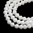 10Strand Opaque Solid Color Electroplate Glass Beads Strands Bicone ...