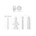 thumbnail image 3 of Tuercas hexagonales llenas de grado marino de acero inoxidable 304 A2 DIN934 Tuerca hexagonal Carevas Nueces, 3 of 7